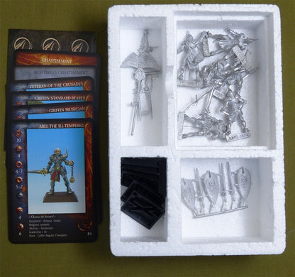 War-Staff of the Griffin: Warriors of the Crusades - Rackham Metal Minis OOP #25D