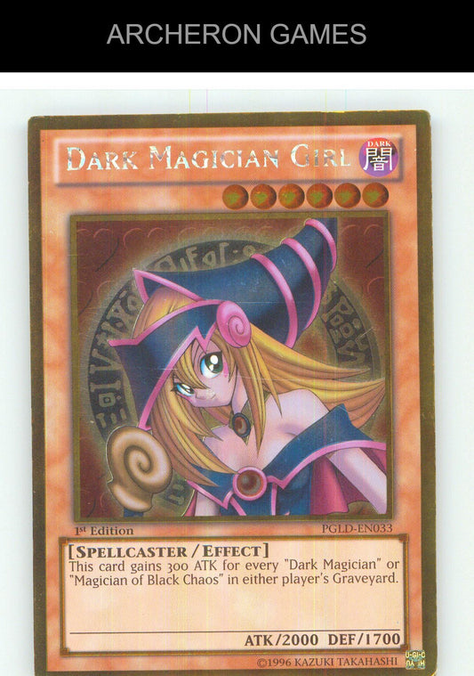 Dark Magician Girl Gold Rare YUGIOH Card Unlimited