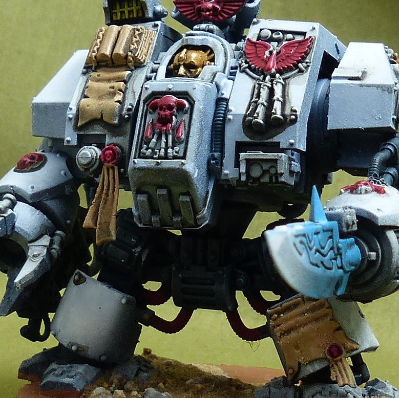 Librarian Dreadnought painted - White Scars - Warhammer 40K #4PI
