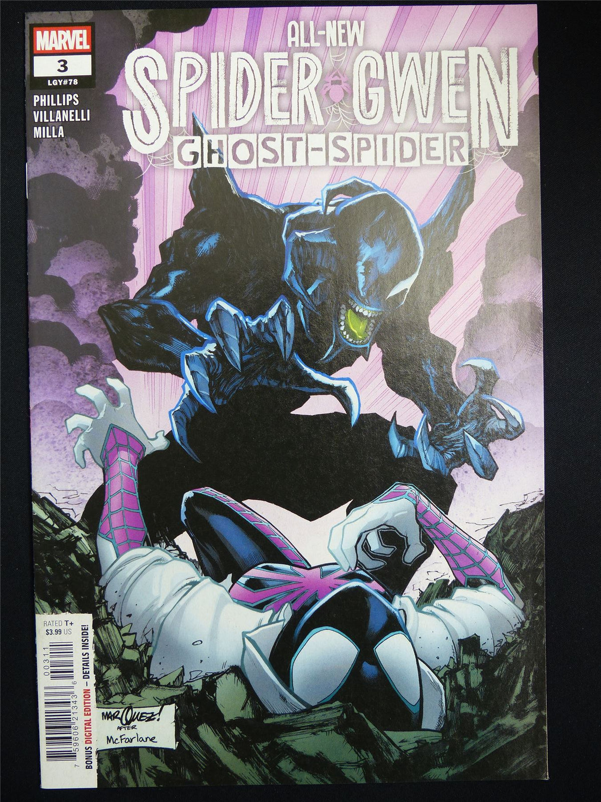 All-New SPIDER-GWEN: Ghost-Spider #3 Cvr A - Marvel Comic #3YY