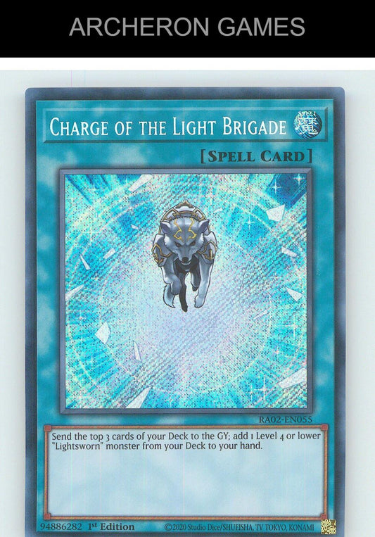 Charge of the Light Brigade (Secret Rare) SEC YUGIOH Card 1st Edition