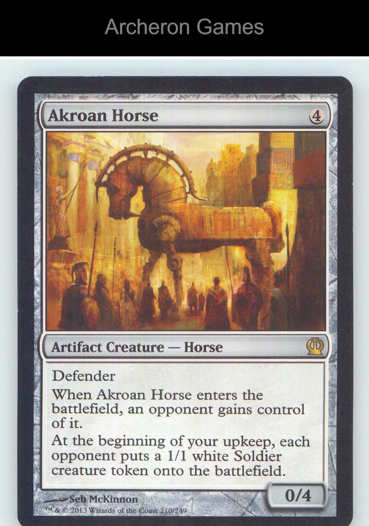 Akroan Horse THS 210 R MTG Card NM/EX+