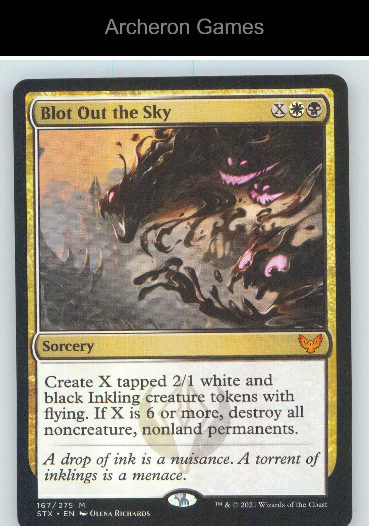 Blot Out the Sky STX 167 Mythic MTG Card NM/EX+