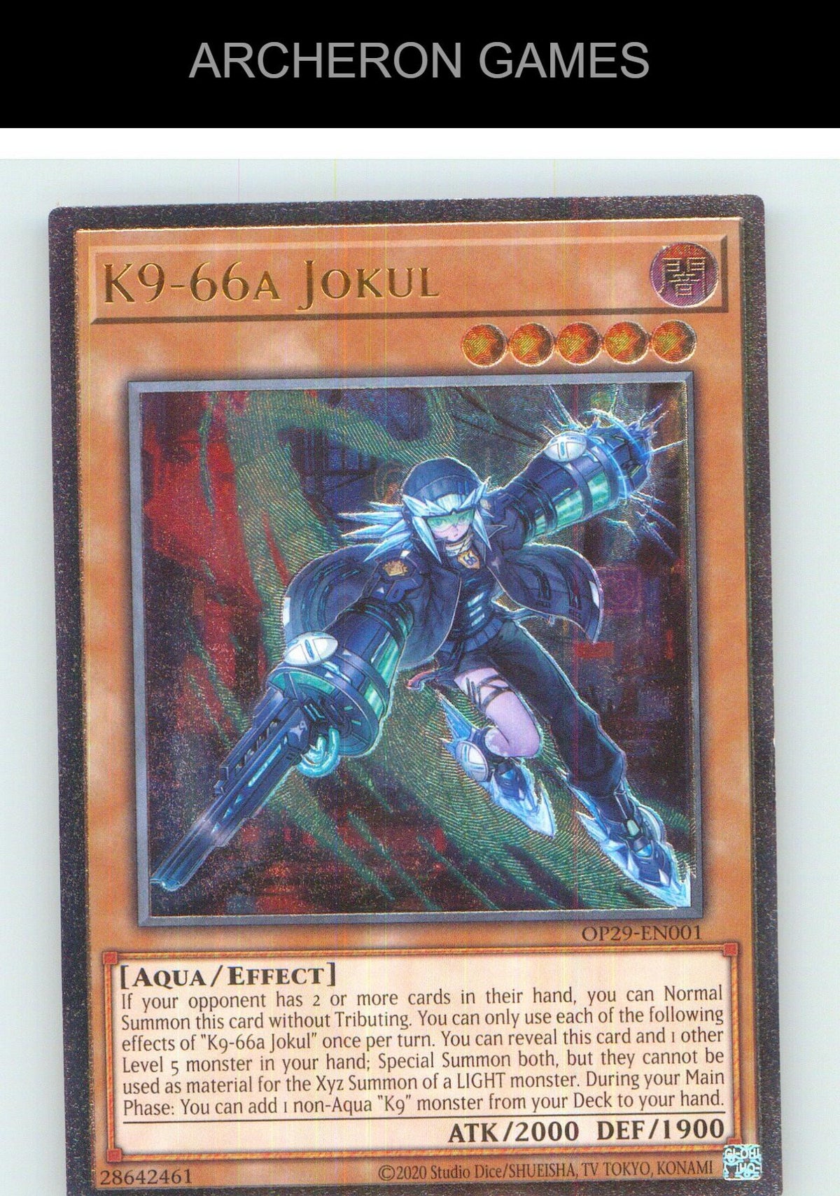 K9-66a Jokul Ultimate Rare YUGIOH Card Unlimited