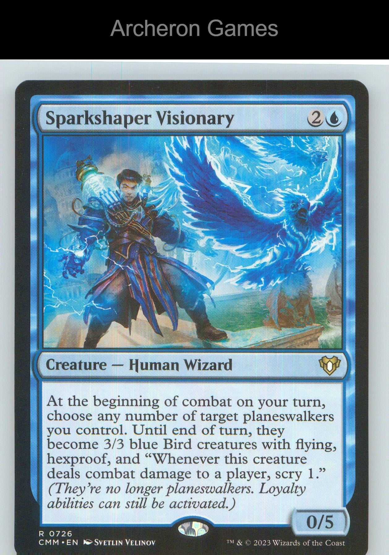 Sparkshaper Visionary CMM 726 R MTG Card NM/EX+