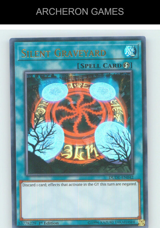 Silent Graveyard UR YUGIOH Card 1st Edition