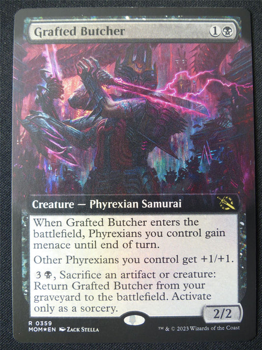 Grafted Butcher Extended Foil - MOM - Mtg Card #25N