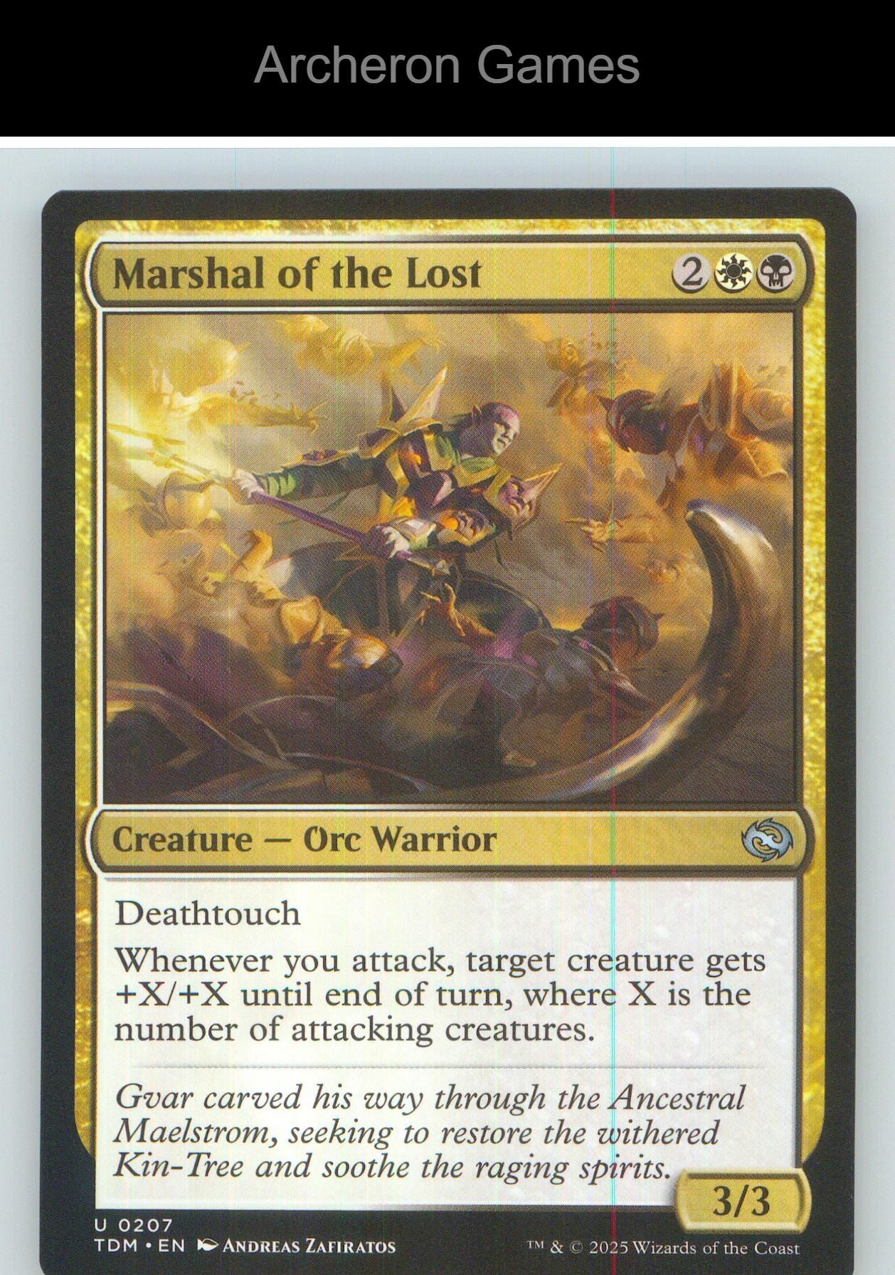 Marshal of the Lost TDM 207 UC MTG Card NM/EX+