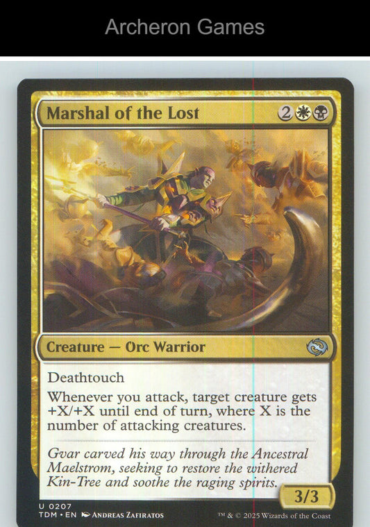 Marshal of the Lost TDM 207 UC MTG Card NM/EX+