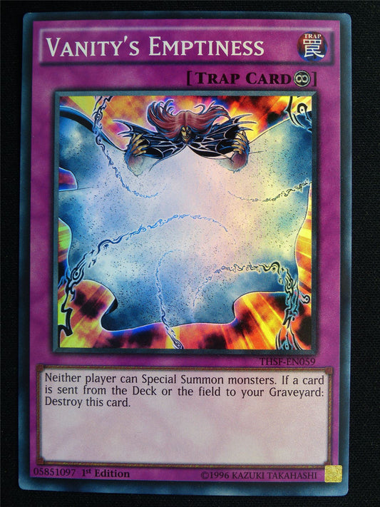 Vanity's Emptiness THSF Super Rare - 1st ed Yugioh Card #4QU