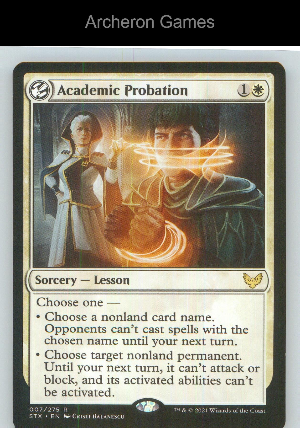 Academic Probation STX 7 R MTG Card NM/EX+