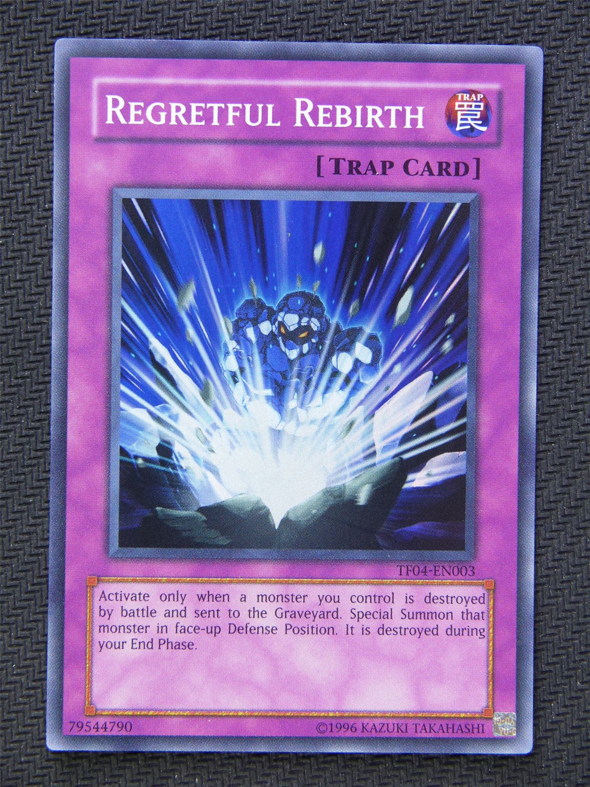 Regretful Rebirth TF04 - Super Rare - Yugioh Card #5TR