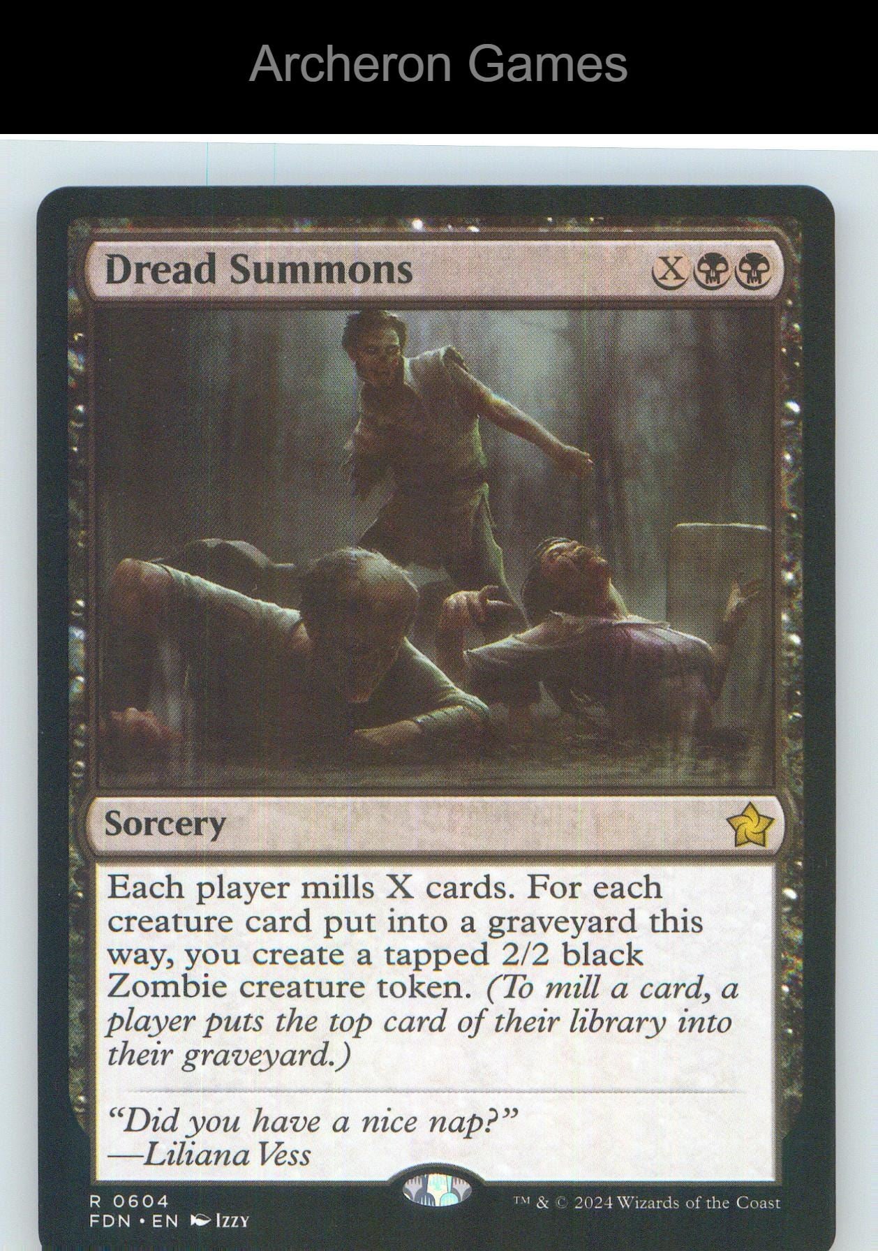 Dread Summons FDN 604 R MTG Card NM/EX+