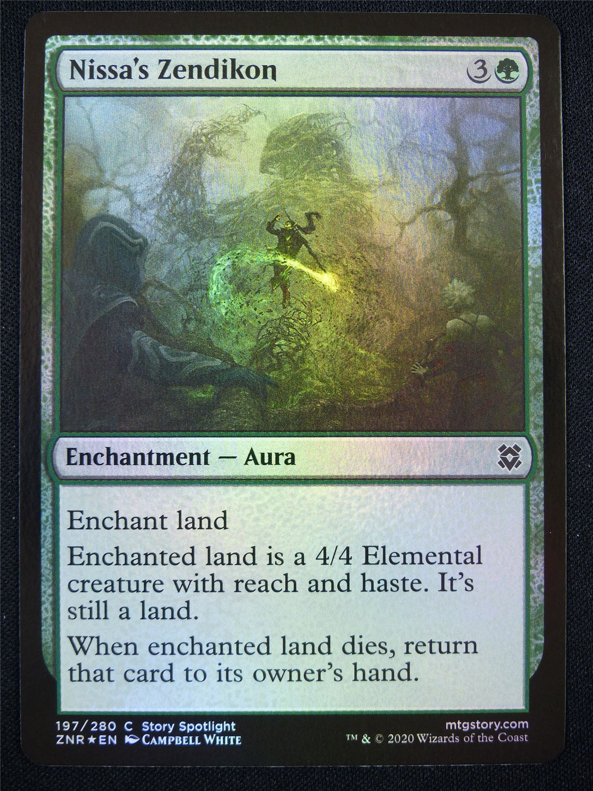 Nissa's Zendikon Foil - Mtg Card #1J4