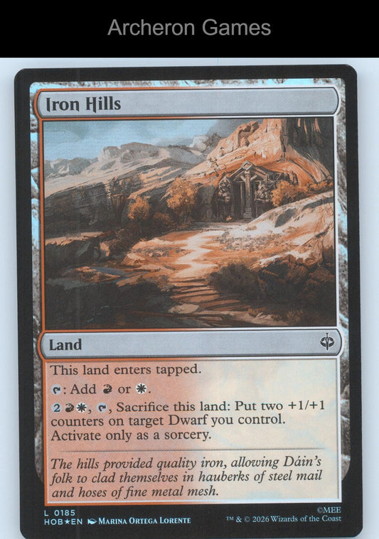 Iron Hills HOB 185 Land MTG Card The Hobbit