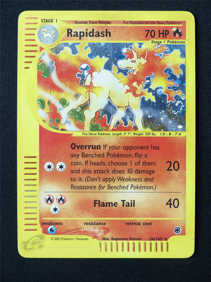 Rapidash 26/165 Holo Expedition NM - Pokemon Card #D0