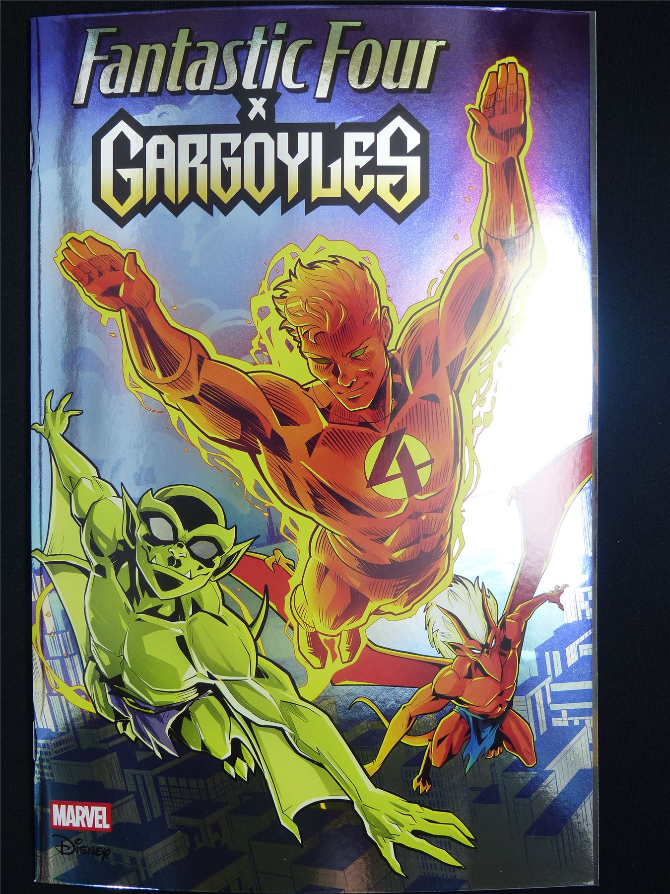 FANTASTIC Four x Gargoyles #1 Foil Variant - Dec 2025 Marvel Comic #55S