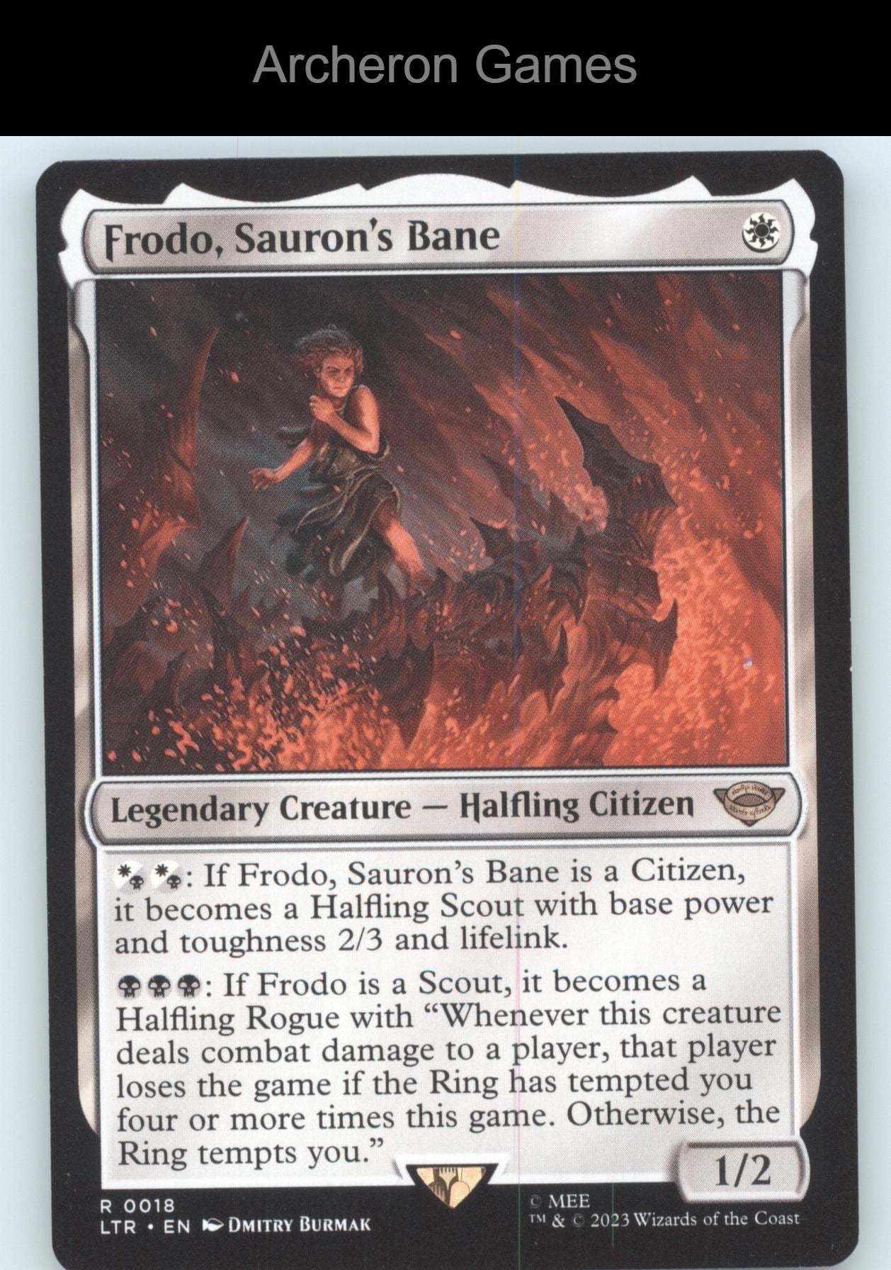 Frodo, Sauron's Bane 18 MTG Card Universes Beyond: Tales of Middle-earth