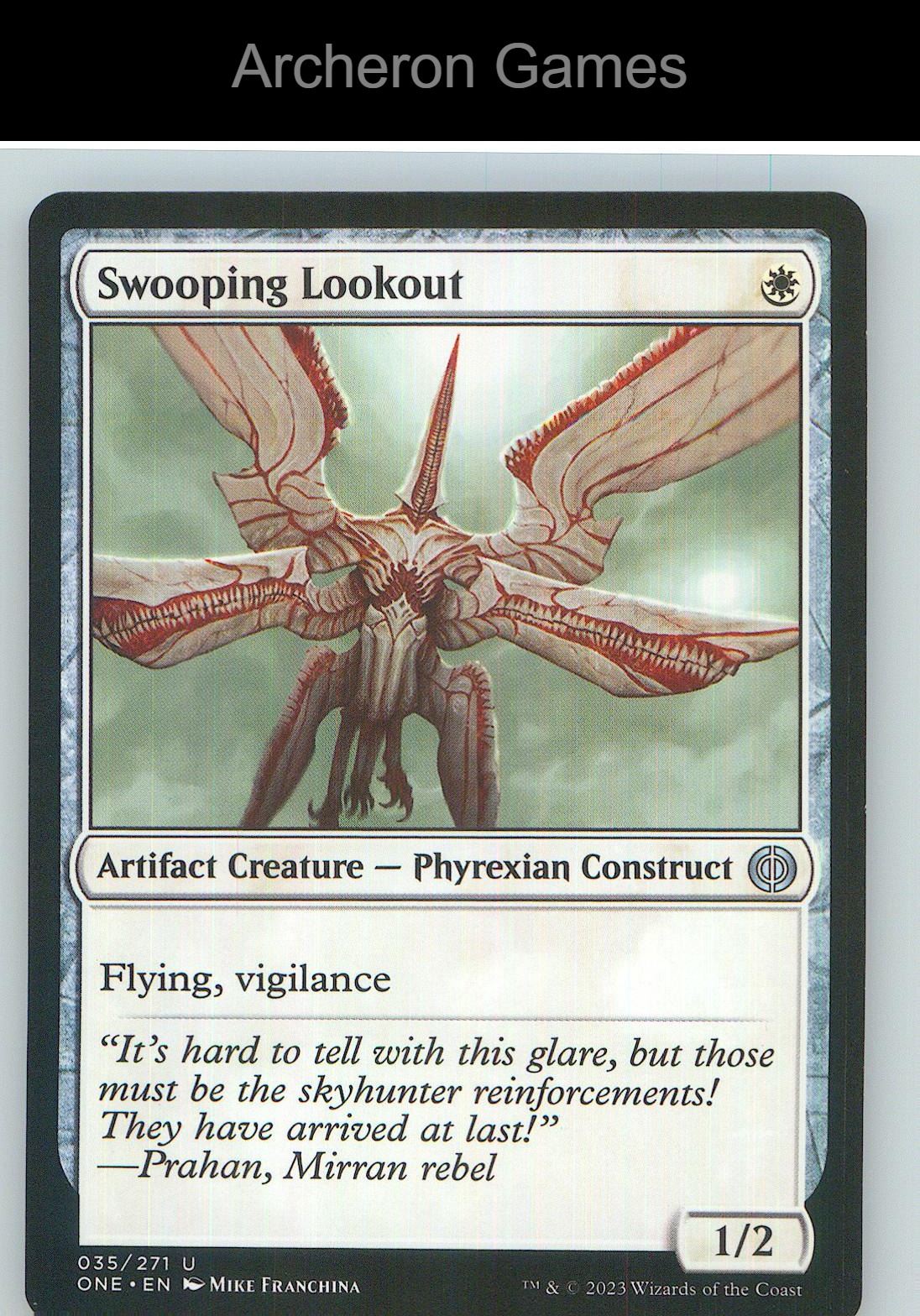 Swooping Lookout ONE 35 UC MTG Card NM/EX+