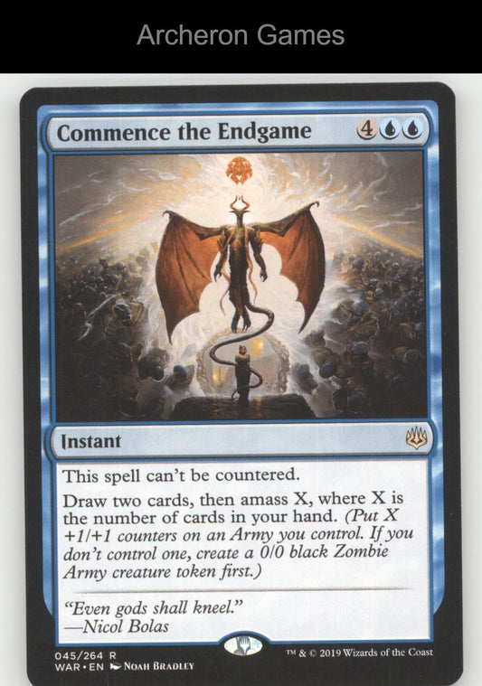 Commence the Endgame 45 R MTG Card Promo Pack: Throne of Eldraine