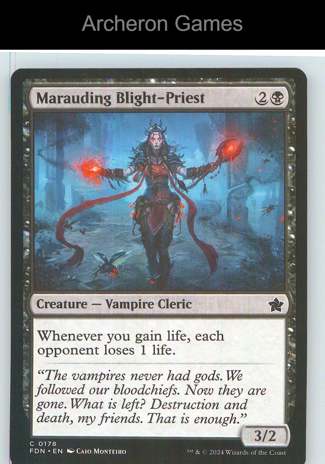 Marauding Blight-Priest FDN 178 C MTG Card NM/EX+