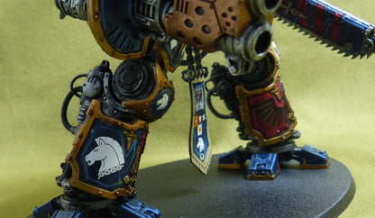 Imperial Knight with Forgeworld Shoulder Pads painted - Warhammer 40K #ZC