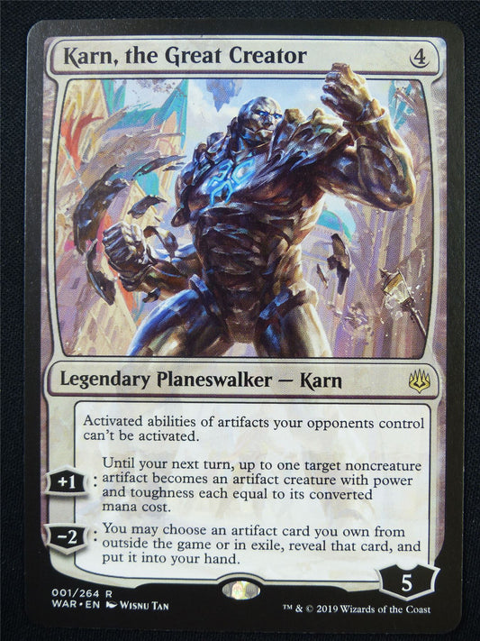 Karn the Great Creator - WAR - Mtg Card #2NG