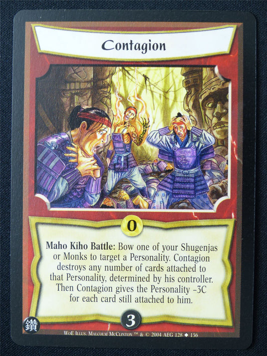 Contagion - WoE - Legend of the Five Rings L5R Card #YP