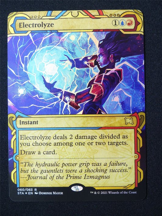 Electrolyze Showcase Foil - STA - Mtg Card #4WW