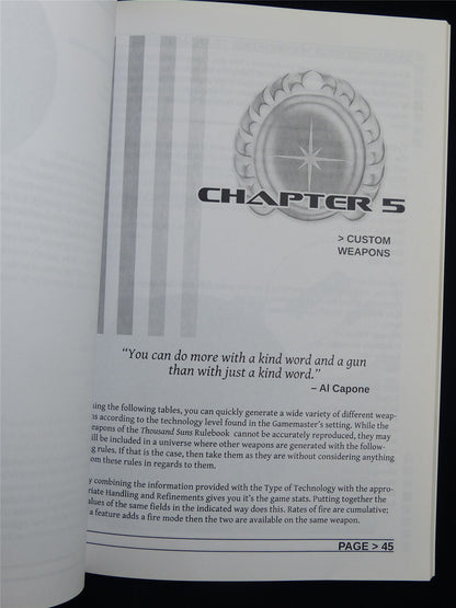 Thousand Suns :Foundation Transmissions - Rogue Games Book Softback #2VW