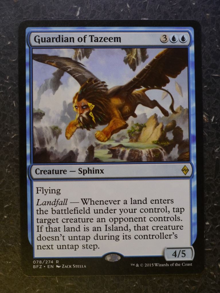 MTG Magic Card: GUARDIAN OF TAZEEM # 6C98
