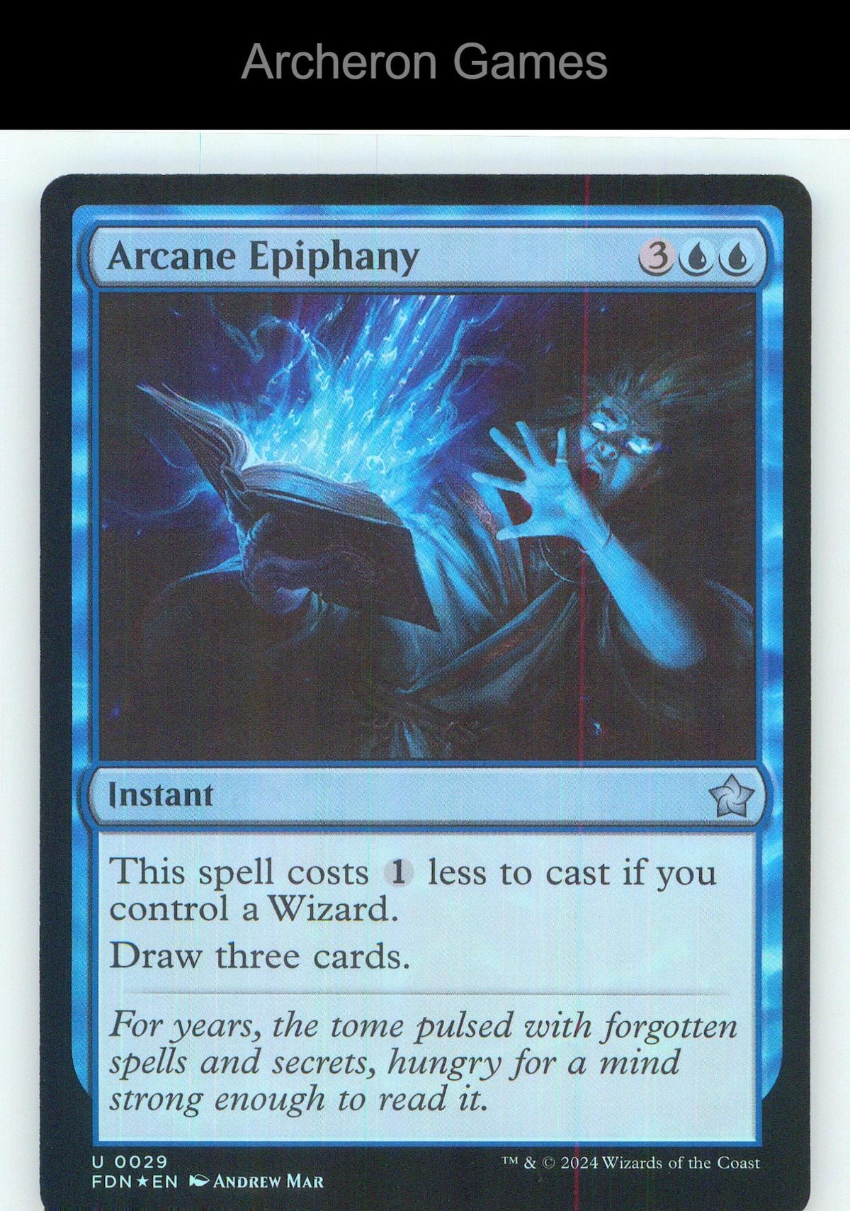 Arcane Epiphany FDN 29 UC MTG Card NM/EX+ Foil