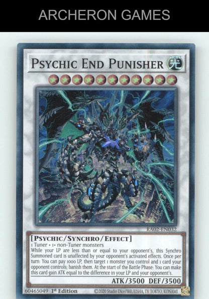 Psychic End Punisher SR YUGIOH Card