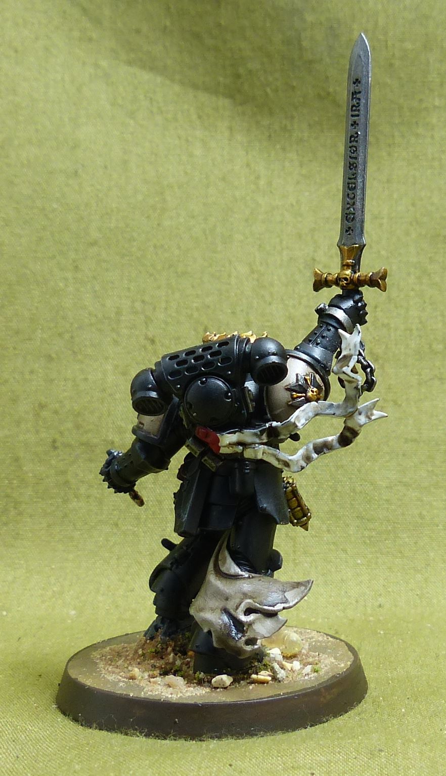 Emperor's Champion painted - Black Templar - Warhammer 40K #434