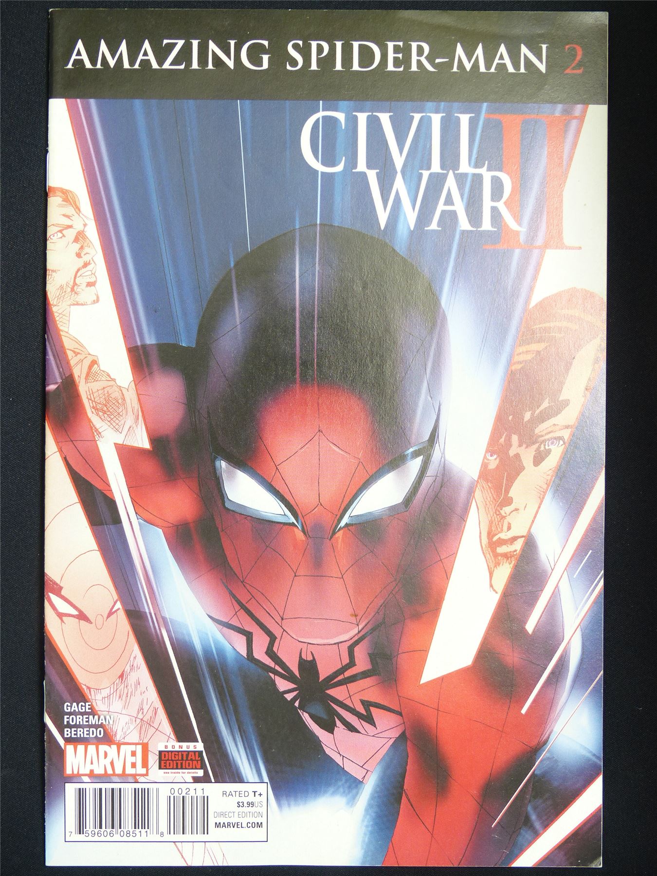 Amazing SPIDER-MAN #2 Civil War II - Marvel Comic #1IN