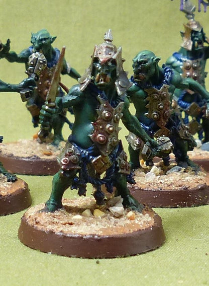 Hobgrot Slittaz set of 10 painted - Orruk Warclans - Warhammer AoS #69M