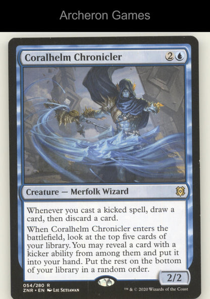 Coralhelm Chronicler 54 R MTG Card Zendikar Rising