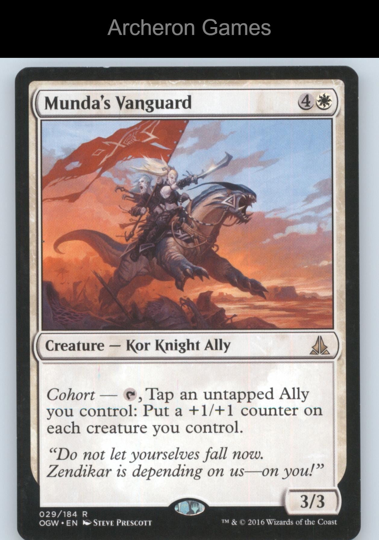 Munda's Vanguard 29 R MTG Card Oath of the Gatewatch