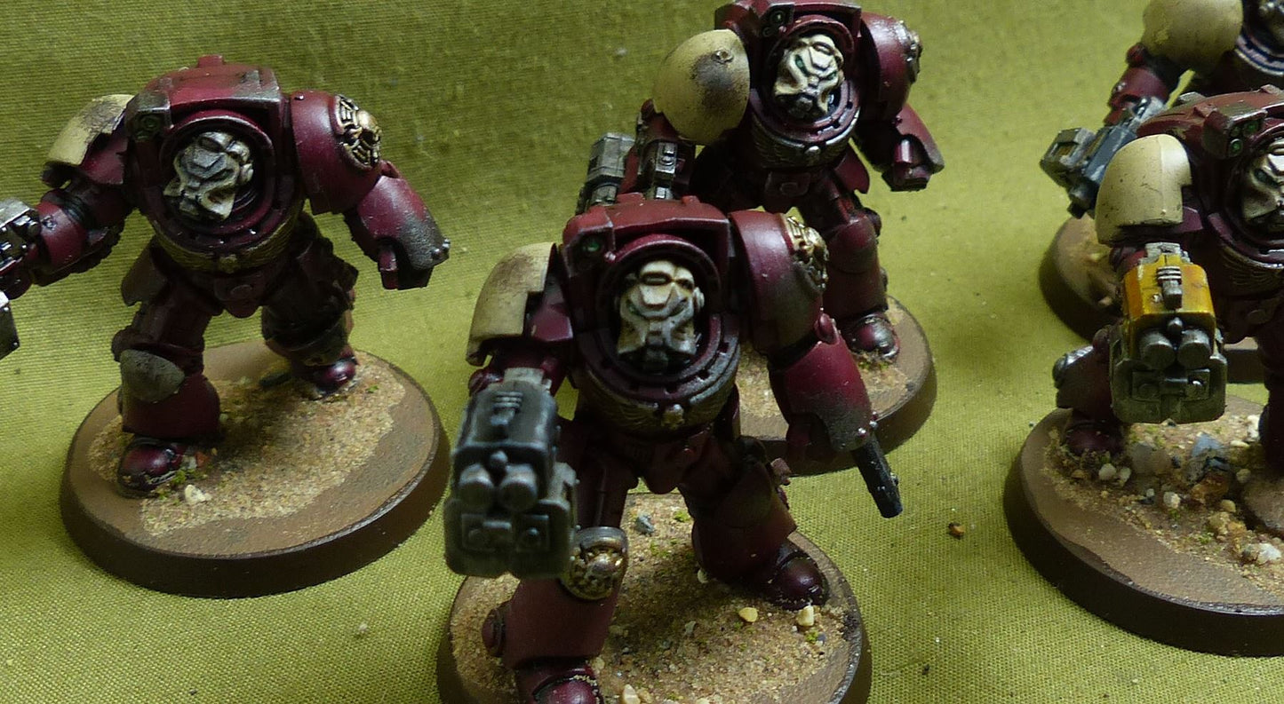 Terminator Squad painted - Space Marines - Warhammer 40K #1BC