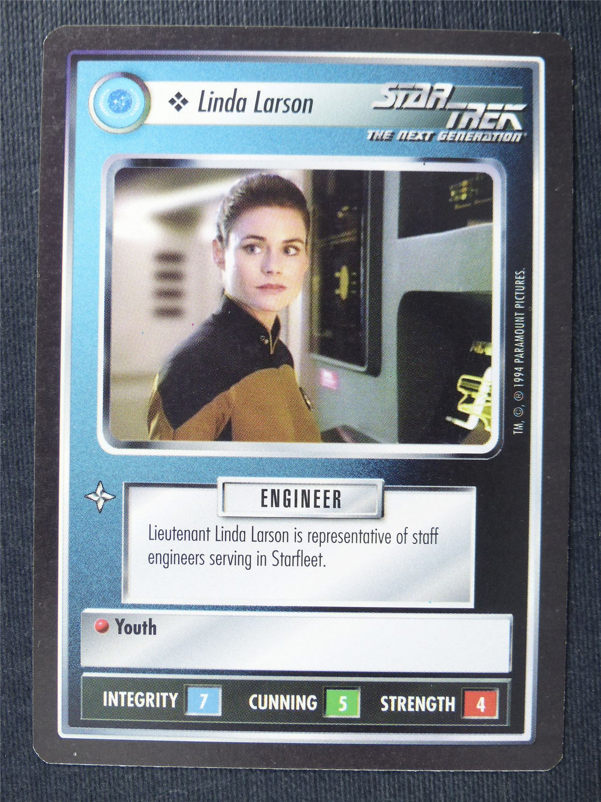 Linda Larson - NG - Star Trek Cards #U1