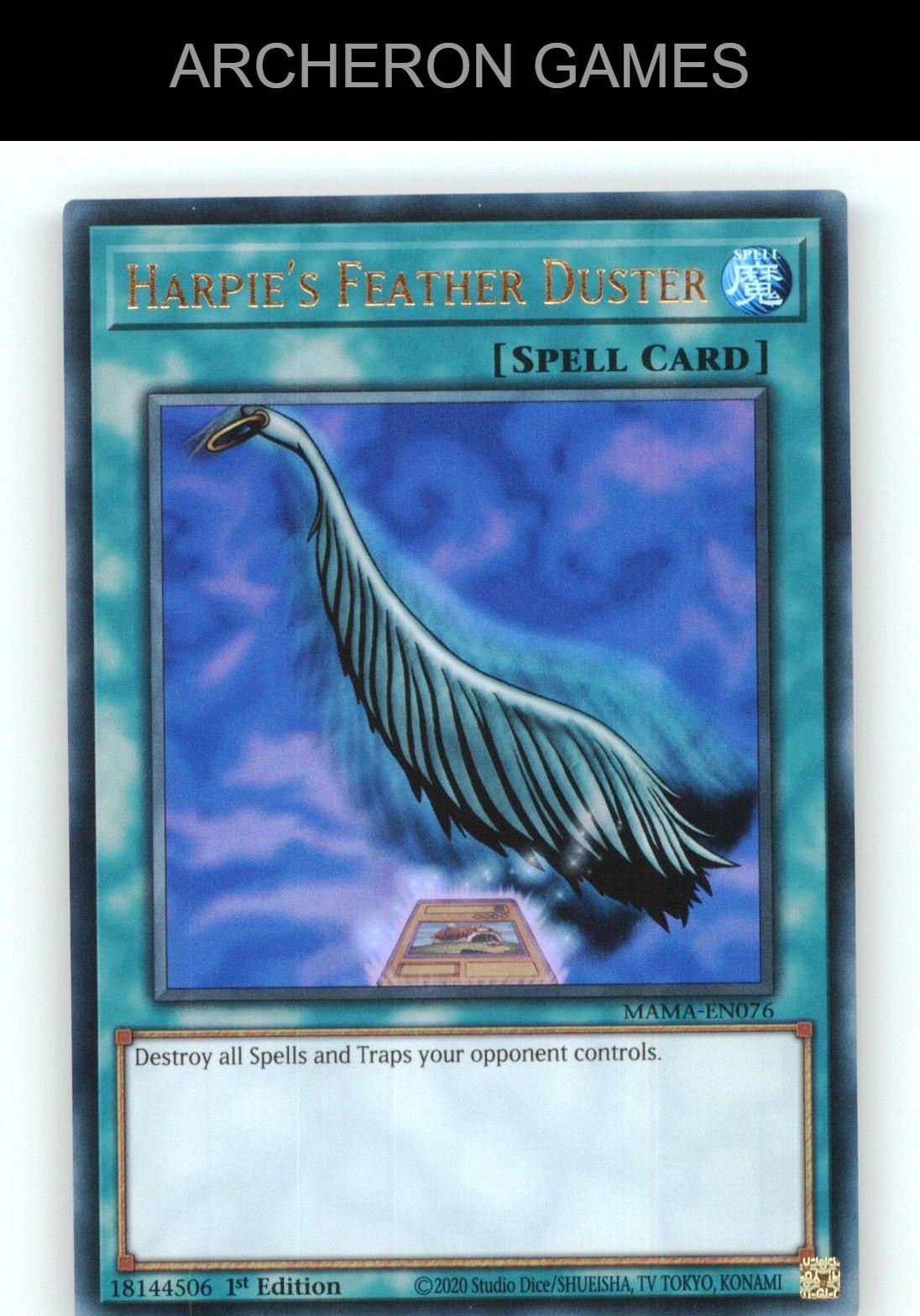 Harpie's Feather Duster Ultra Rare YUGIOH Card
