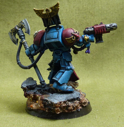 Librarian in Terminator Armour painted - Space Marines - Warhammer 40K #5BW