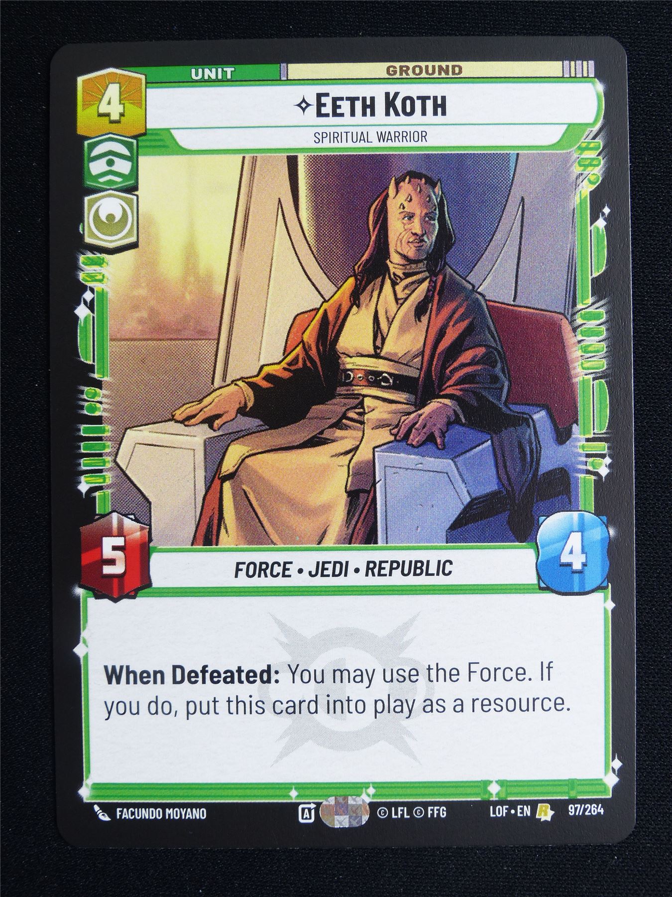 Eeth Koth 97/264 - Star Wars Unlimited Card #3U7