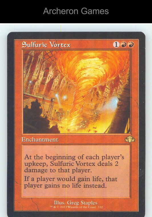 Sulfuric Vortex (Retro Frame) DMR 332 R MTG Card NM/EX+