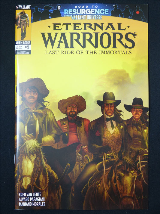 ETERNAL Warriors: Last Ride of the Immortals #1 - B&B Jul 2024 Valiant Comic #3UL