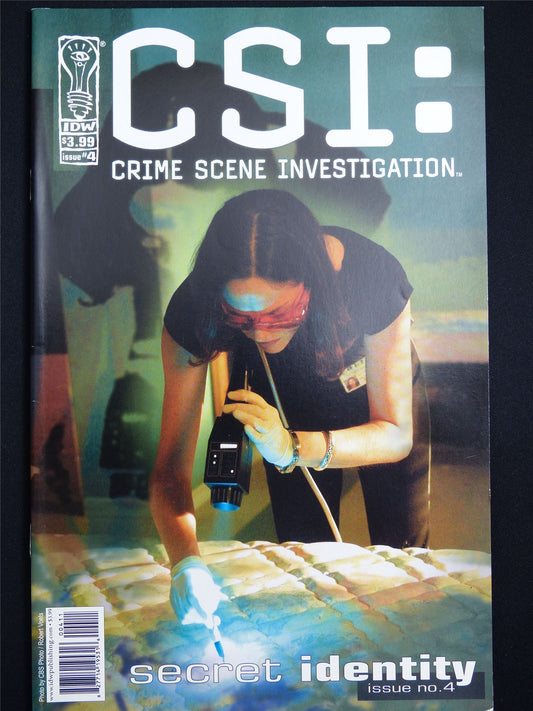 CSI: Crime Scene Investigation: Secret Identity #4 - IDW Comic #2S6
