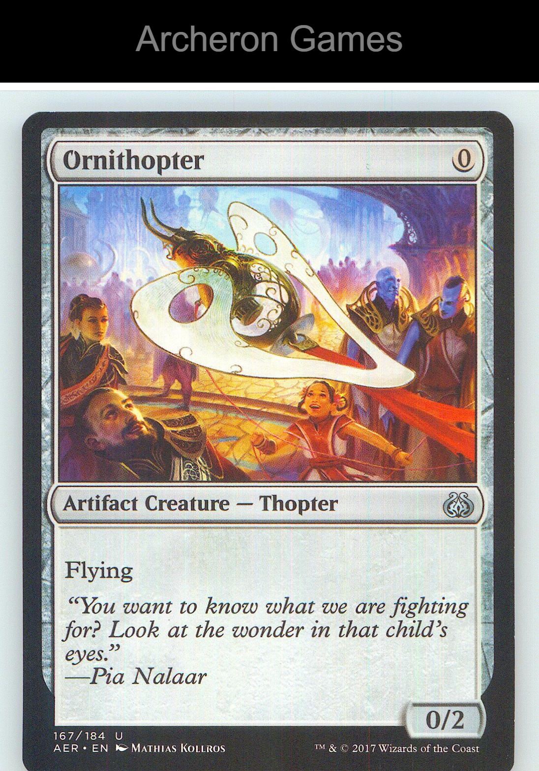 Ornithopter AER 167 UC MTG Card NM/EX+