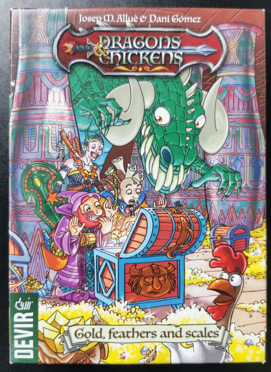 Dragons & Chickens: Gold Feathers and Scales - Board Game #4Z3