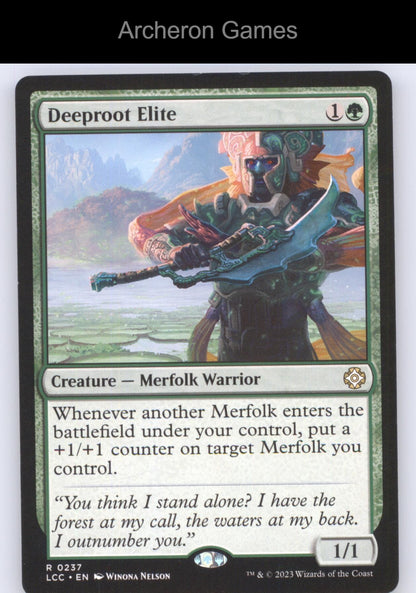 Deeproot Elite 237 R MTG Card Commander: The Lost Caverns of Ixalan