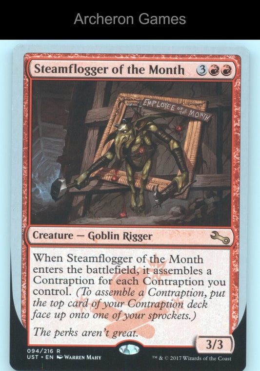Steamflogger of the Month 94 R MTG Card Unstable